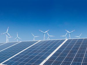 solor panel and wind power